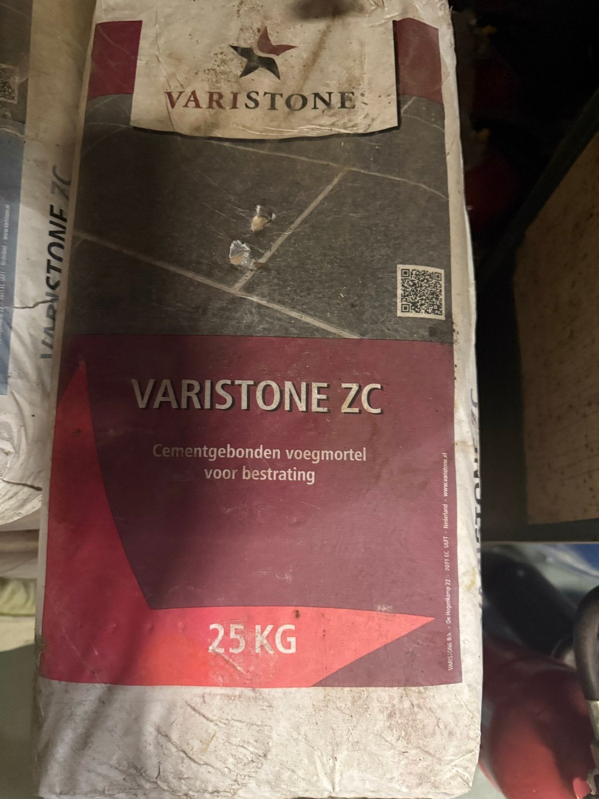 Varistone ZC Cementgebonden Voegmortel 25 KG, Overige materialen, Overige typen, Nieuw, Ophalen of Verzenden