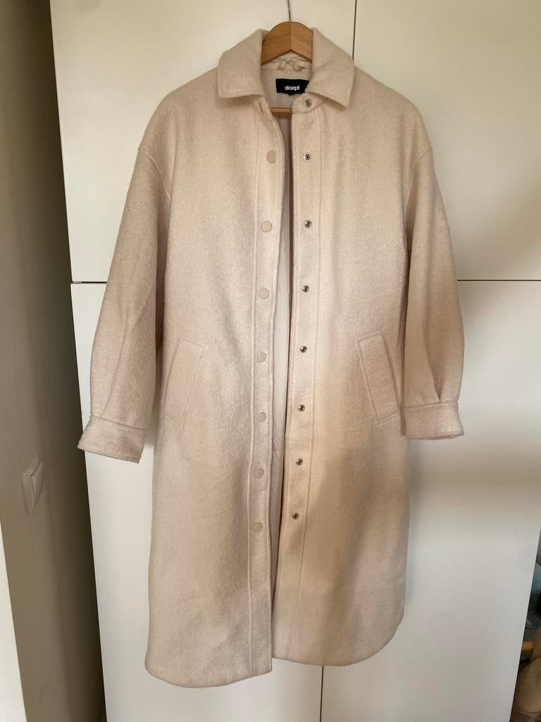 Nieuw! Lange ecru jas van Shoeby, Ophalen of Verzenden, Zo goed als nieuw, Beige