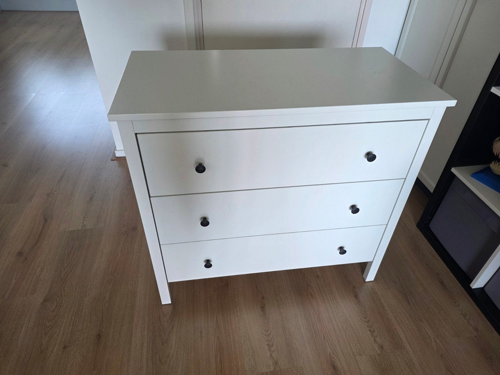 IKEA KOPPANG ladekast wit 3 lades 90x46x83 cm, Ophalen, 50 tot 100 cm, Zo goed als nieuw, 3 of 4 laden