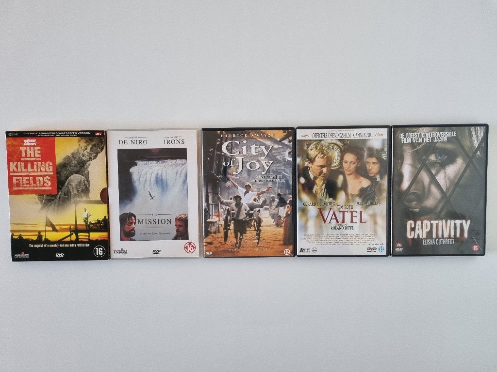 5x Roland Joffé, Cd's en Dvd's, Vanaf 16 jaar, Ophalen of Verzenden, Zo goed als nieuw, Overige gebieden