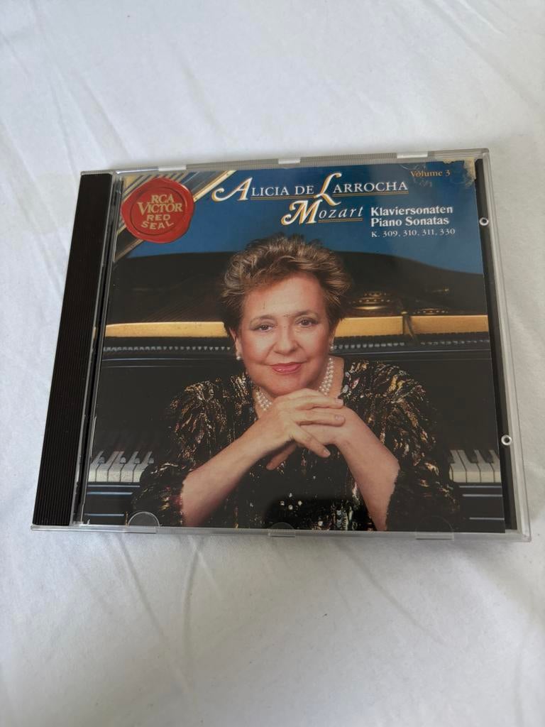Alicia de Larrocha - Mozart Klaviersonaten CD, Ophalen of Verzenden, Zo goed als nieuw