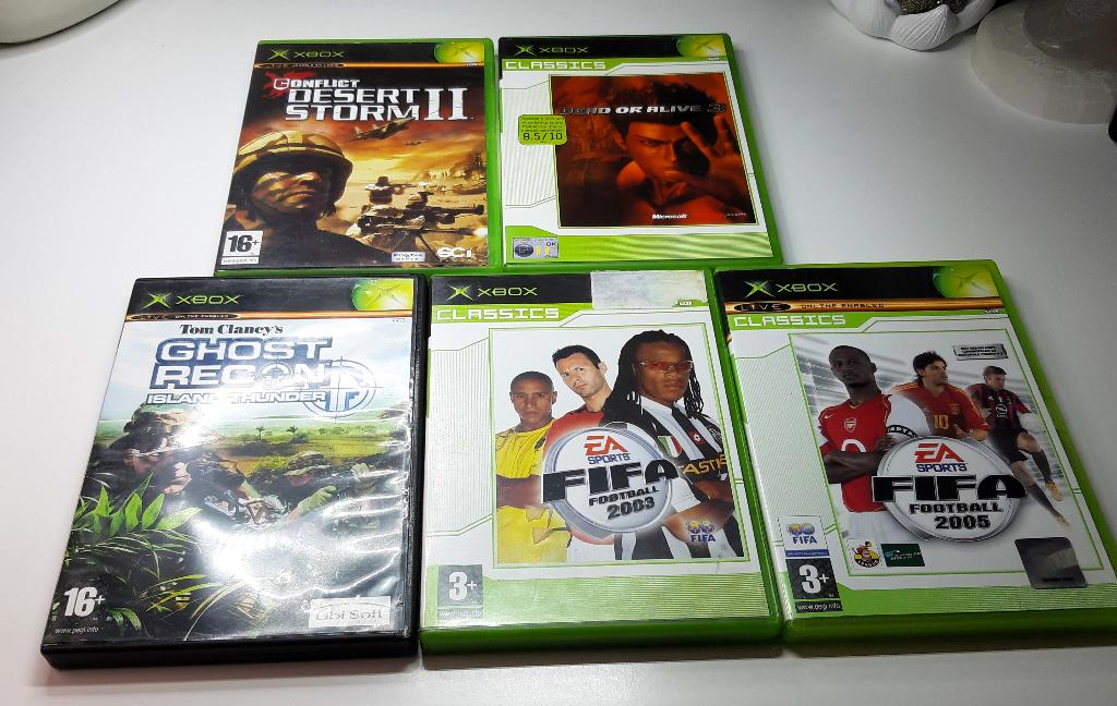 Set 5 spellen Xbox Classics, Ophalen of Verzenden, Zo goed als nieuw, Met 2 controllers