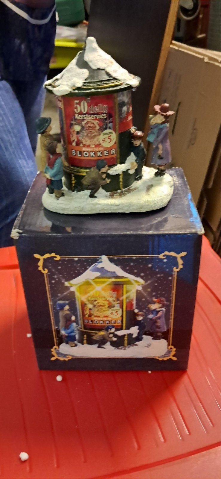 reclame zuil, Diversen, Kerst, Ophalen of Verzenden, Gebruikt