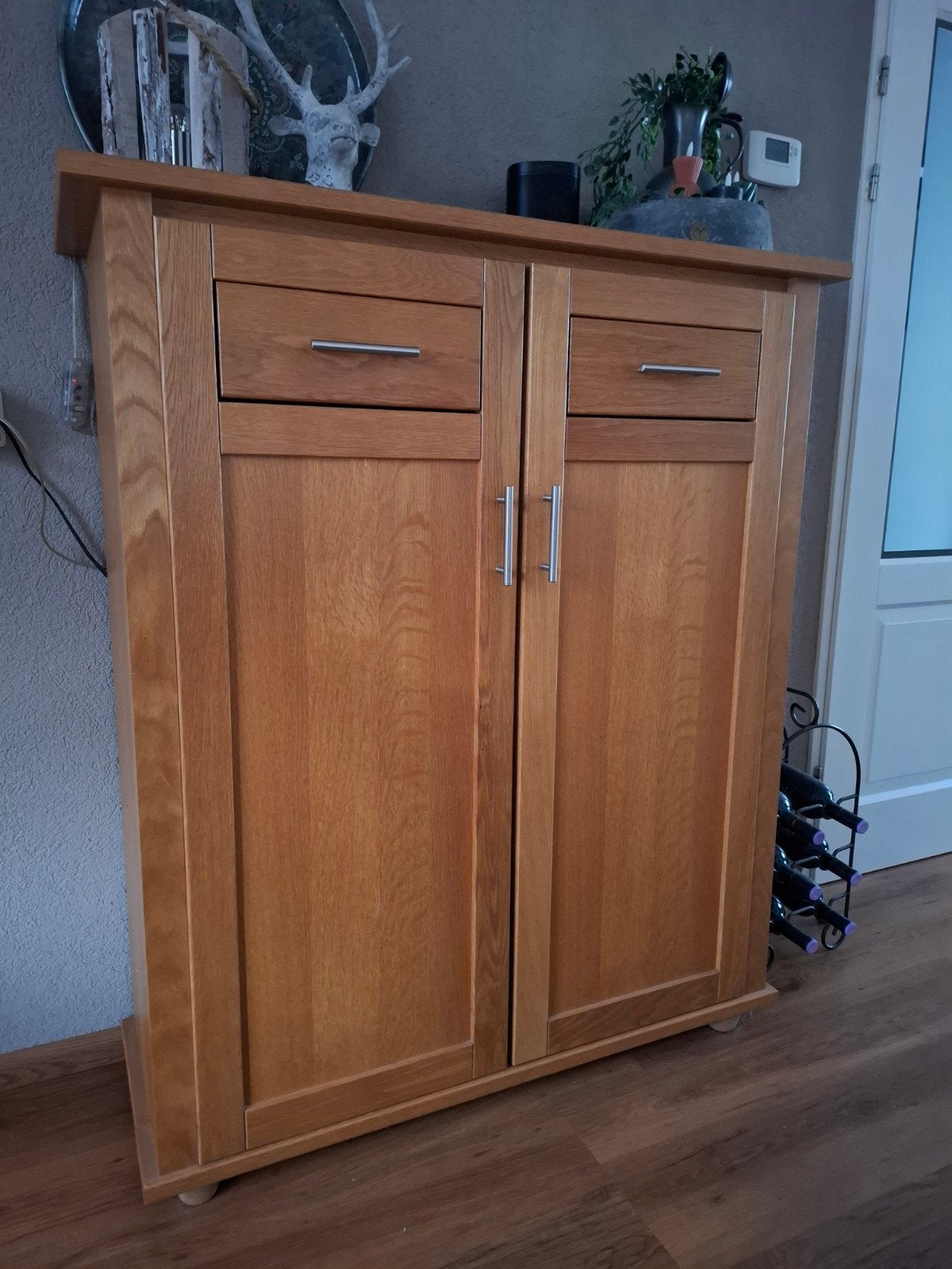 Licht eiken meidenkast - 110x40x130 cm, Ophalen, Gebruikt, 100 tot 150 cm, Eikenhout