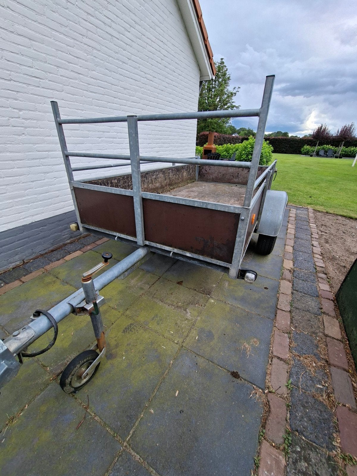 Gebruikte aanhanger nieuw houtwerk benodigd, Ophalen, Gebruikt