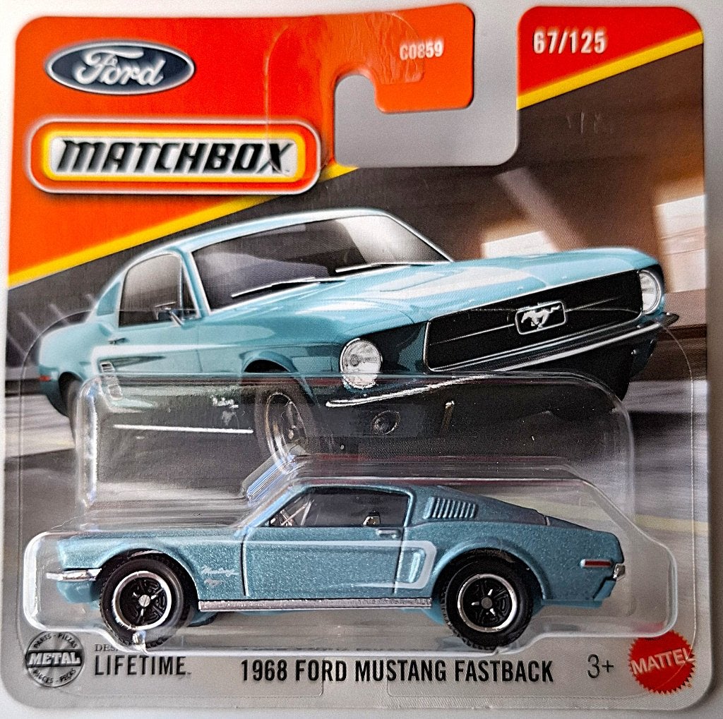 Matchbox 1968 Ford Mustang Fastback, Ophalen, Nieuw, Auto