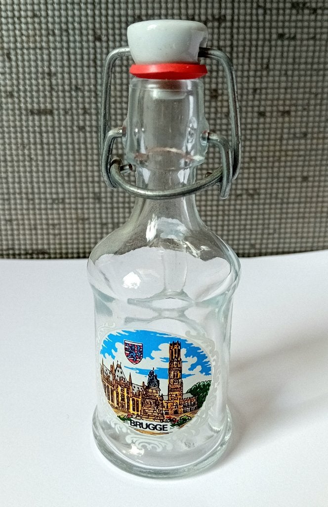 wijnwaterflesje, brugge, beugelflesje, 40ml, Verzenden