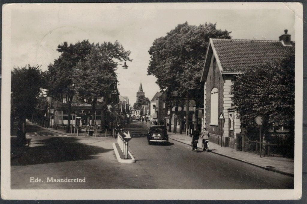 B1413 Ansicht Ede Maandereind, Verzenden, 1940 tot 1960, Gelopen, Gelderland