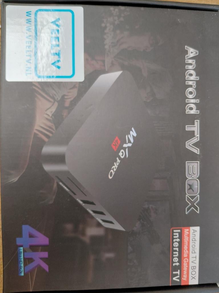 MXQ Pro 4K Android  IPTV Box - Multimedia Gateway, Audio, Tv en Foto, Mediaspelers, Nieuw, Zonder harde schijf, HDMI, USB 2.0