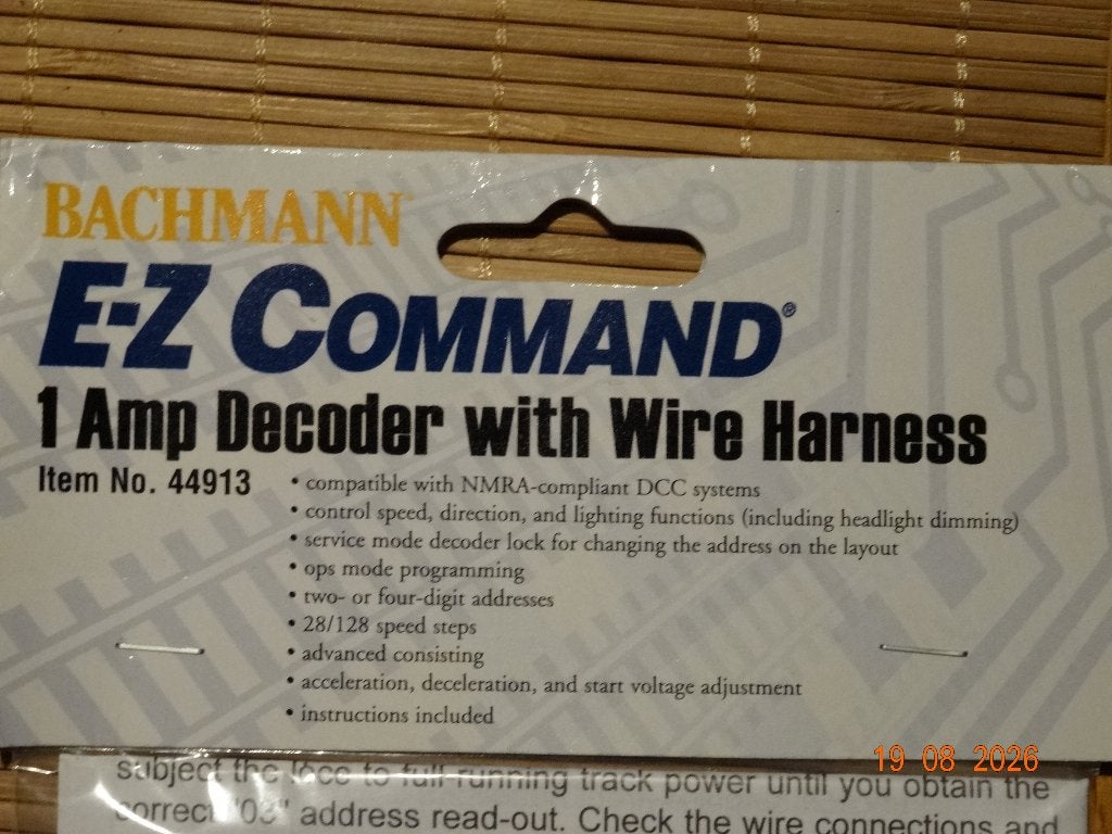 Bachmann 1 Amp decoder 44913, Hobby en Vrije tijd, Ophalen, Gelijkstroom, Bachmann, Overige typen