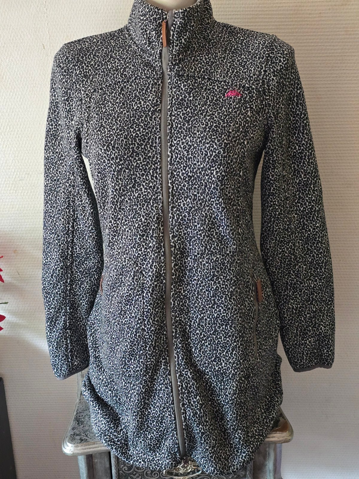 Möberg dames fleecevest met luipaardprint, maat M, Kleding | Dames, Zwart, Ophalen of Verzenden, Zo goed als nieuw, Möberg