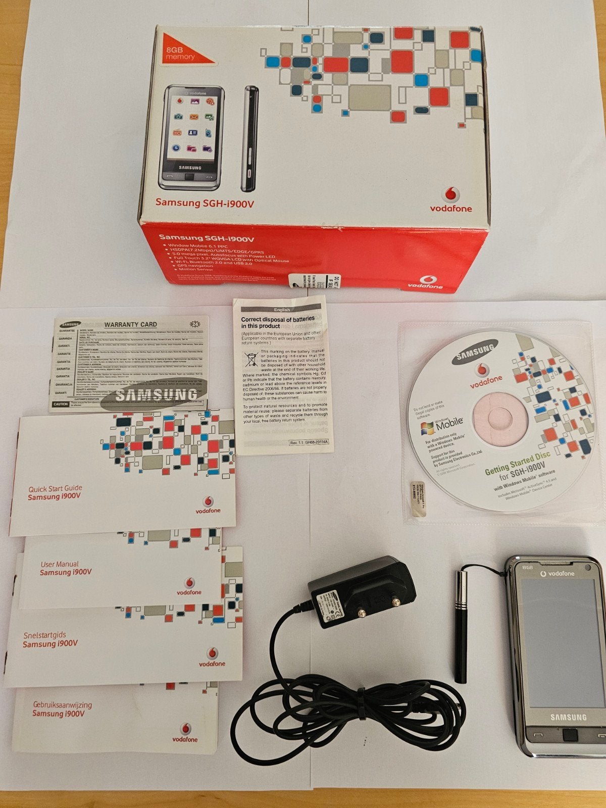 Samsung SGH- I900V, Gebruikt, Verzenden, Zwart, Overige systemen