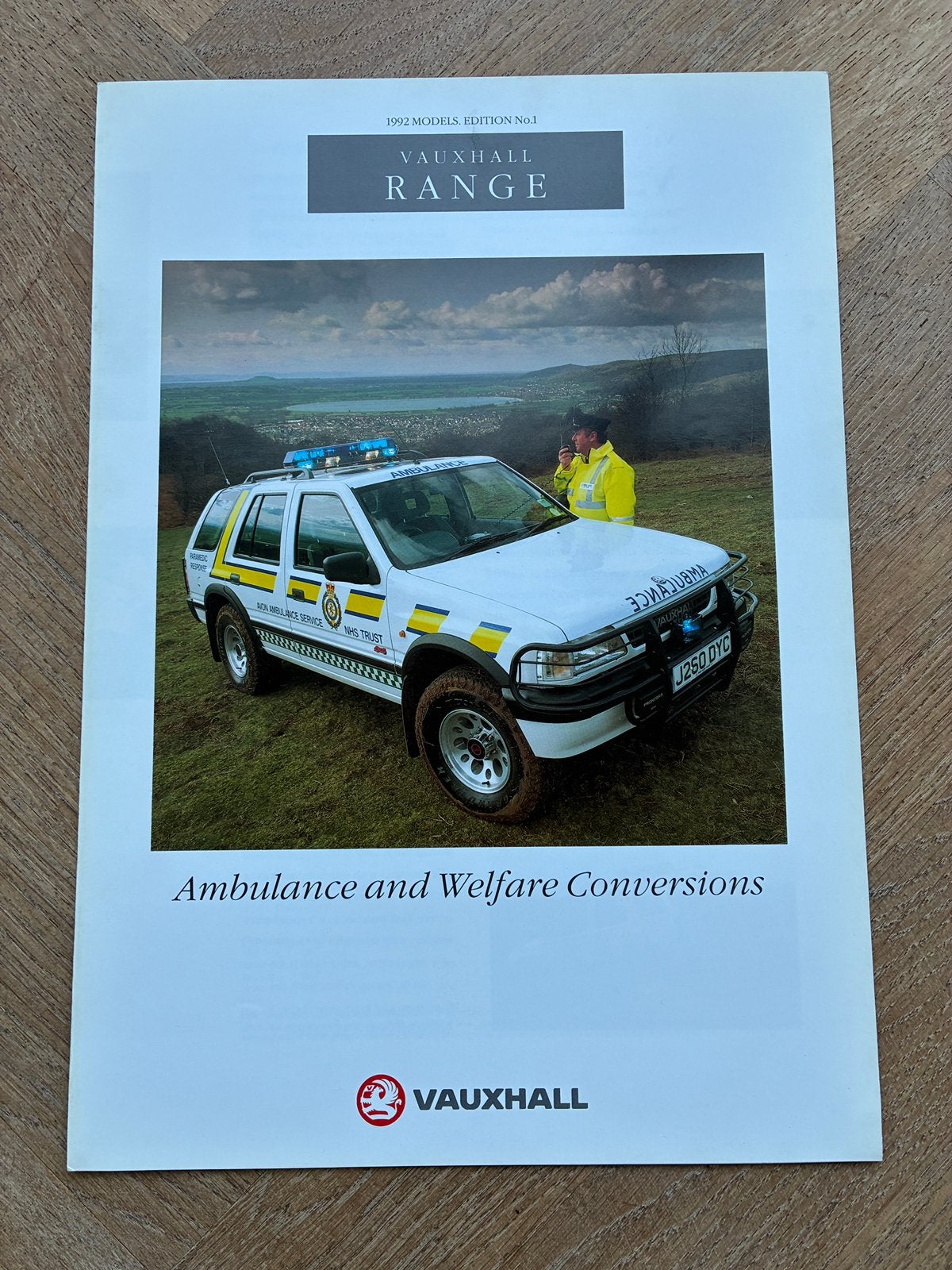 Vauxhall Ambulance en Welfare Conversions brochure juni 1992, Verzenden, Zo goed als nieuw, Overige merken