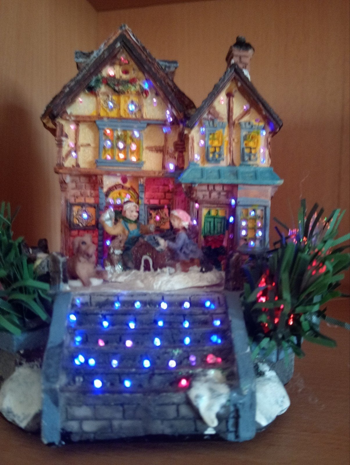 Gedetailleerd Kersthuisje/Kerstdorp Miniatuur, Ophalen of Verzenden