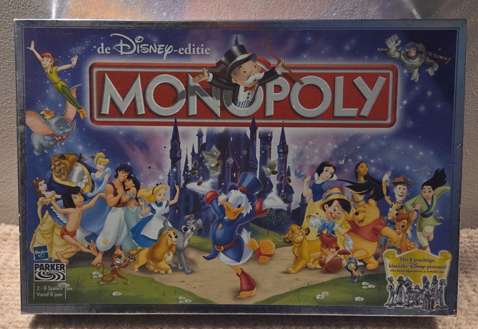 Monopoly Disney Editie Bordspe - compleetl, Parker, Verzenden, Zo goed als nieuw, Consumer_care@hasbro.co.uk