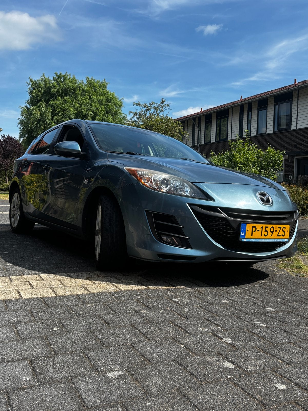 Mazda 3 1.6 Sport 2010 Blauw, Auto's, Mazda, Particulier, Benzine, B, Hatchback, Handgeschakeld, Geïmporteerd, Blauw, Voorwielaandrijving