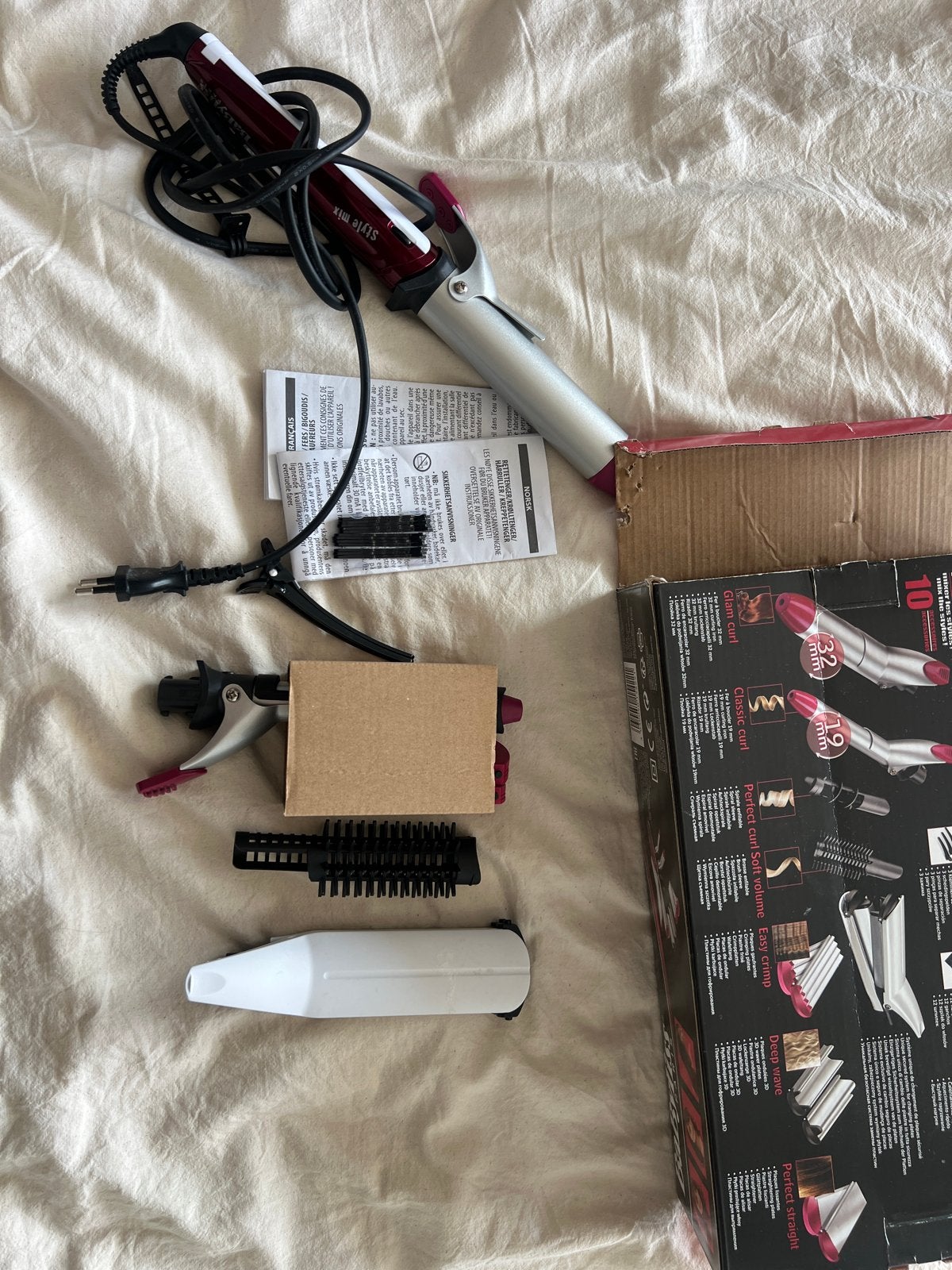 BaByliss Style Mix Krultang en Stijltang Set, Ophalen, Gebruikt, Haarverzorging