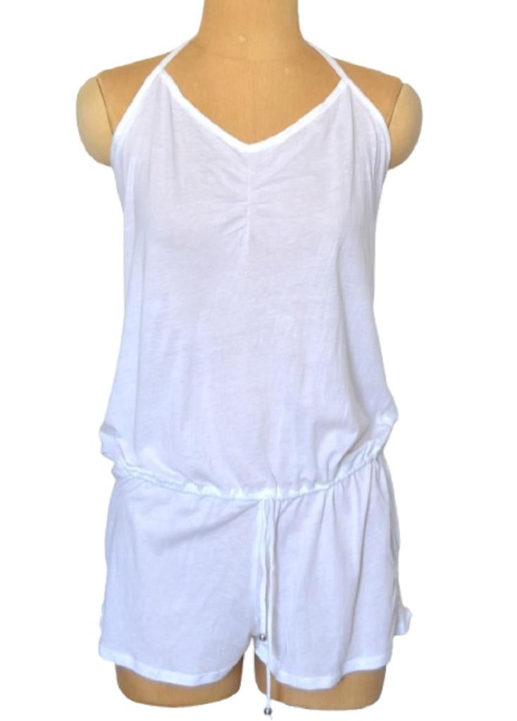 Nieuwe Vitamin A playsuit, strandpakje, jumpsuit. wit, Mt. M, Maat 38/40 (M), Verzenden, Wit, Nieuw