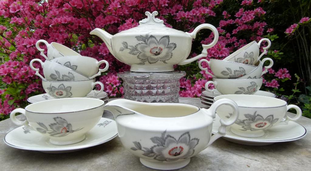 Klassiek Art Deco Thee servies J.G & E.H. Hilversum, Antiek en Kunst, Ophalen of Verzenden