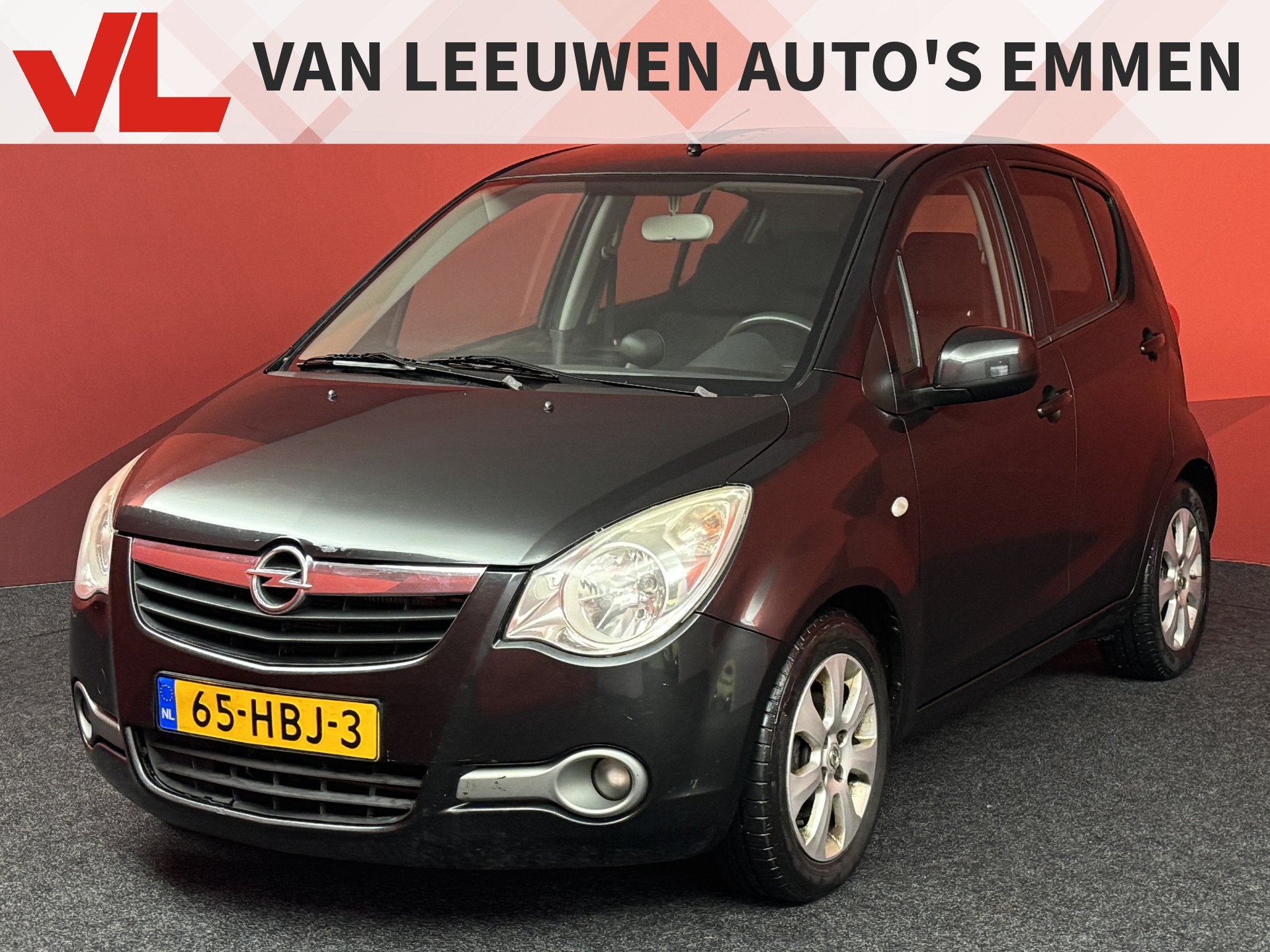 Opel Agila 1.2 Enjoy, Auto's, Opel, Voorwielaandrijving, 965 kg, Zwart, Origineel Nederlands