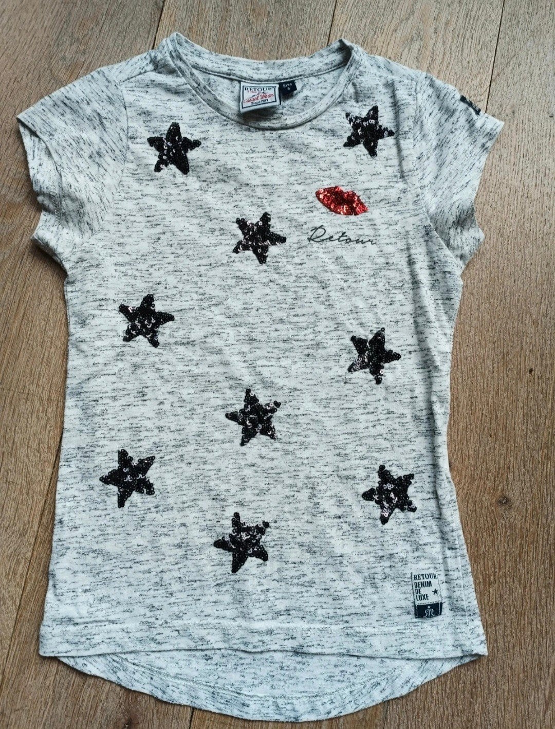 Retour shirt 116, Ophalen of Verzenden, Zo goed als nieuw, Jongen, Shirt of Longsleeve