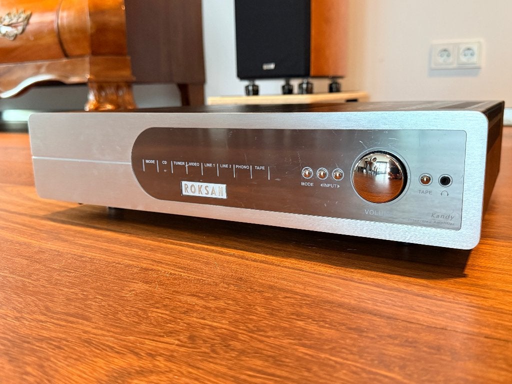 Roksan Kandy K2 geïntegreerde versterker, Overige merken, Gebruikt, Ophalen of Verzenden, 120 watt of meer