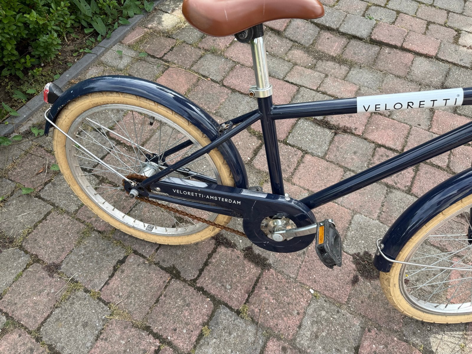 Veloretti kinderfiets 20 inch - Zo goed als nieuw, Fietsen en Brommers, Fietsen | Kinderfietsjes, Ophalen, Zo goed als nieuw, Velgrem