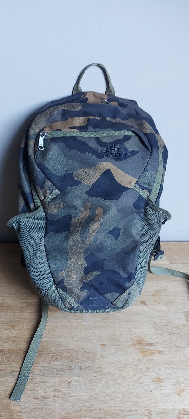 The North Face Yoder rugzak camouflage, Sieraden, Tassen en Uiterlijk, Ophalen of Verzenden, Gebruikt, 25 tot 40 cm, Overige merken