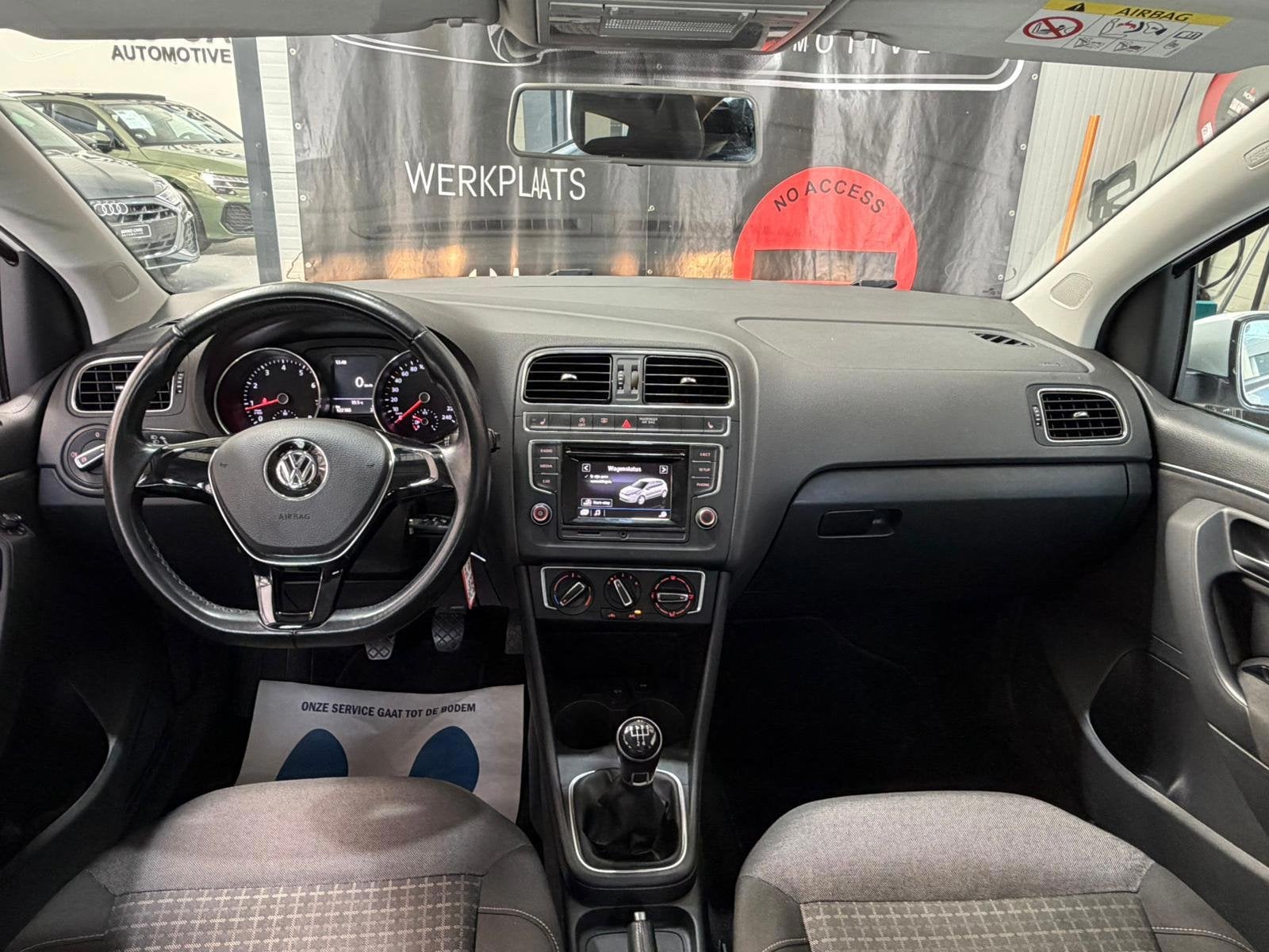 Volkswagen Polo 1.2 TSI 90PK Comfortline BLUE MOTION, Automatische klimaatregeling, Stof, Gebruikt, Wit