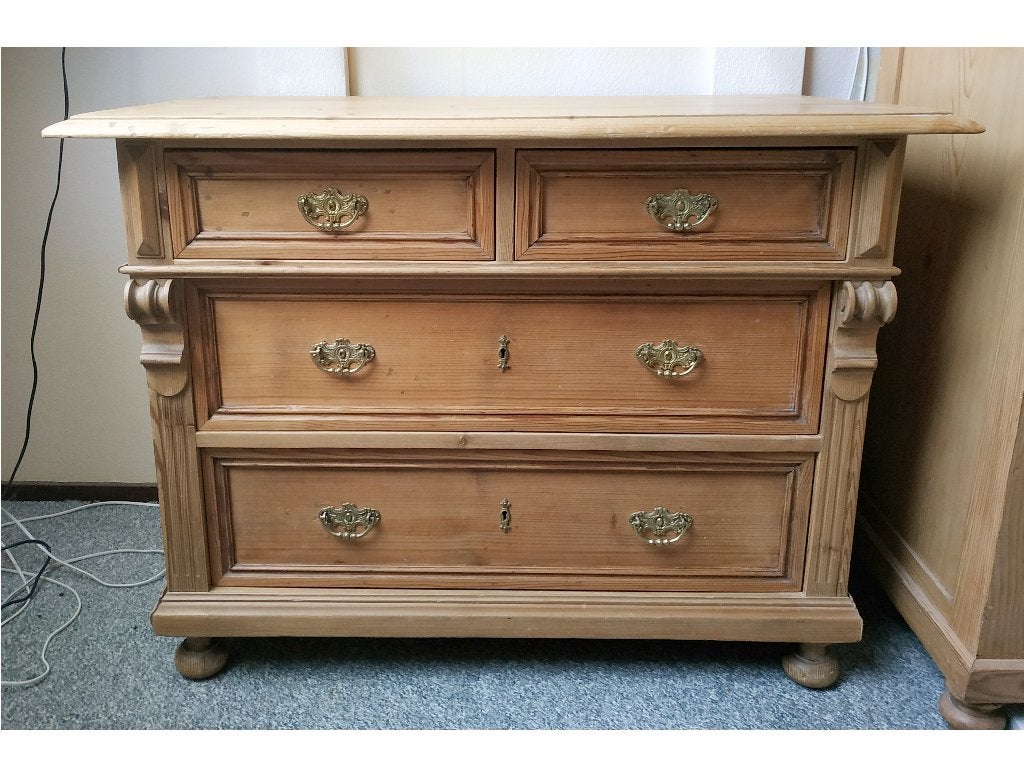 antieke kommode commode kast kastje ladekast grenen hout, Ophalen