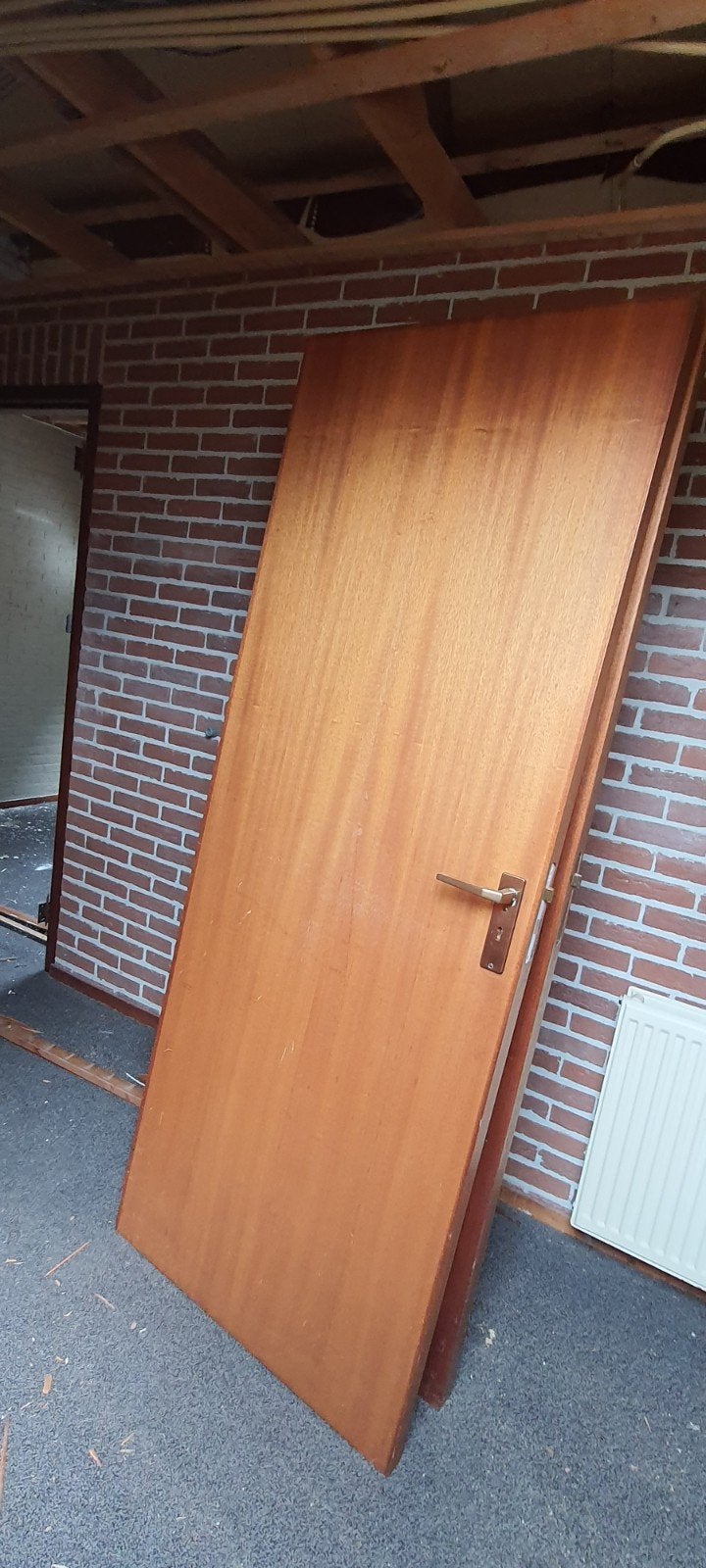 Gebruikte houten binnendeuren, Ophalen, Gebruikt, 80 tot 100 cm, Binnendeur