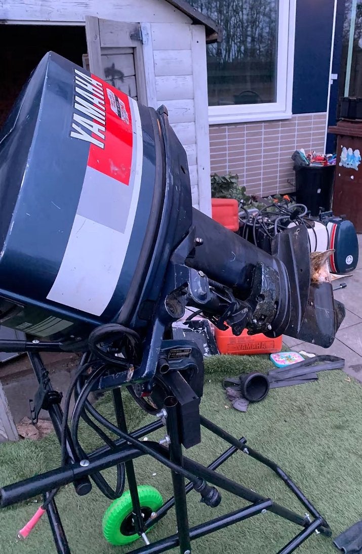 Yamaha 25 pk 2 takt opknapper, Ophalen