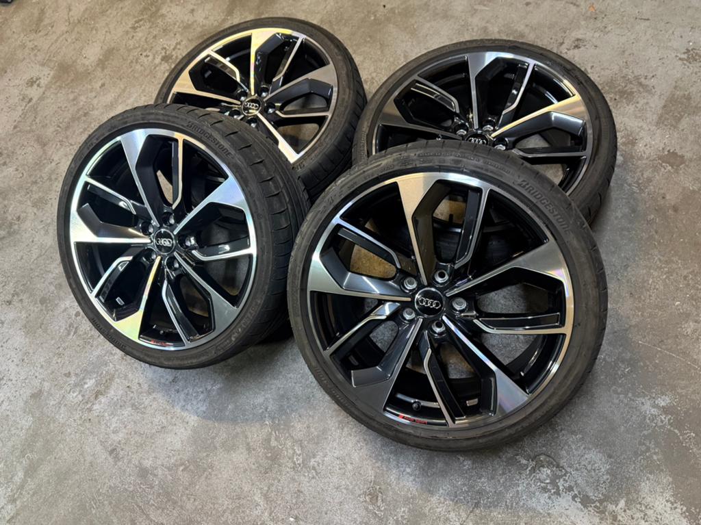 ✅ 19 Inch 5x112 Audi Sport RS S3 A3 A4 A6 S4 Vw Velgen, Auto-onderdelen, Banden en Velgen, 19 inch, Gebruikt, Banden en Velgen