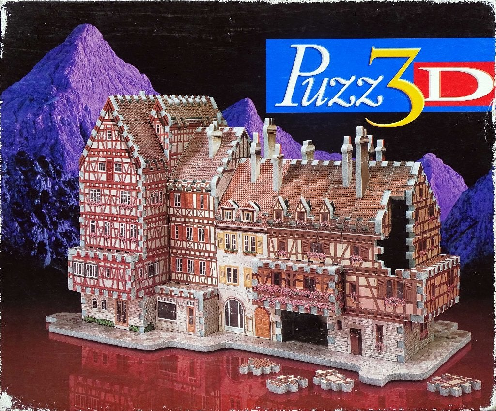 Beiers huis Puzz3D compleet, Hobby en Vrije tijd, Ophalen of Verzenden, Minder dan 500 stukjes, Gebruikt, Legpuzzel