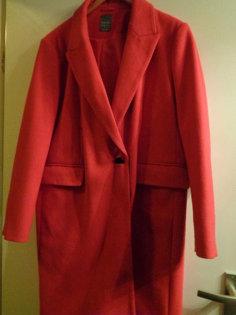rode dames mantel, Kleding | Dames, Jassen | Winter, Maat 38/40 (M), Primark, Nieuw, Ophalen of Verzenden