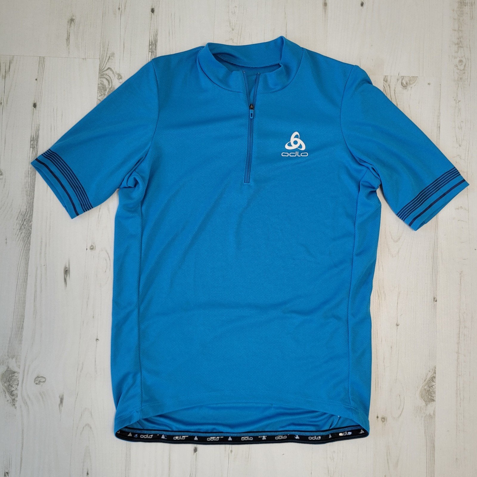 Odlo dames fietsshirt jersey S blauw, Fietsen en Brommers, Fietsaccessoires | Fietskleding, Ophalen of Verzenden, Zo goed als nieuw