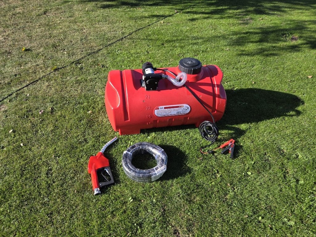 HBM Mobiele Dieseltank 100L met 12V Pomp, Ophalen of Verzenden, Gereviseerd