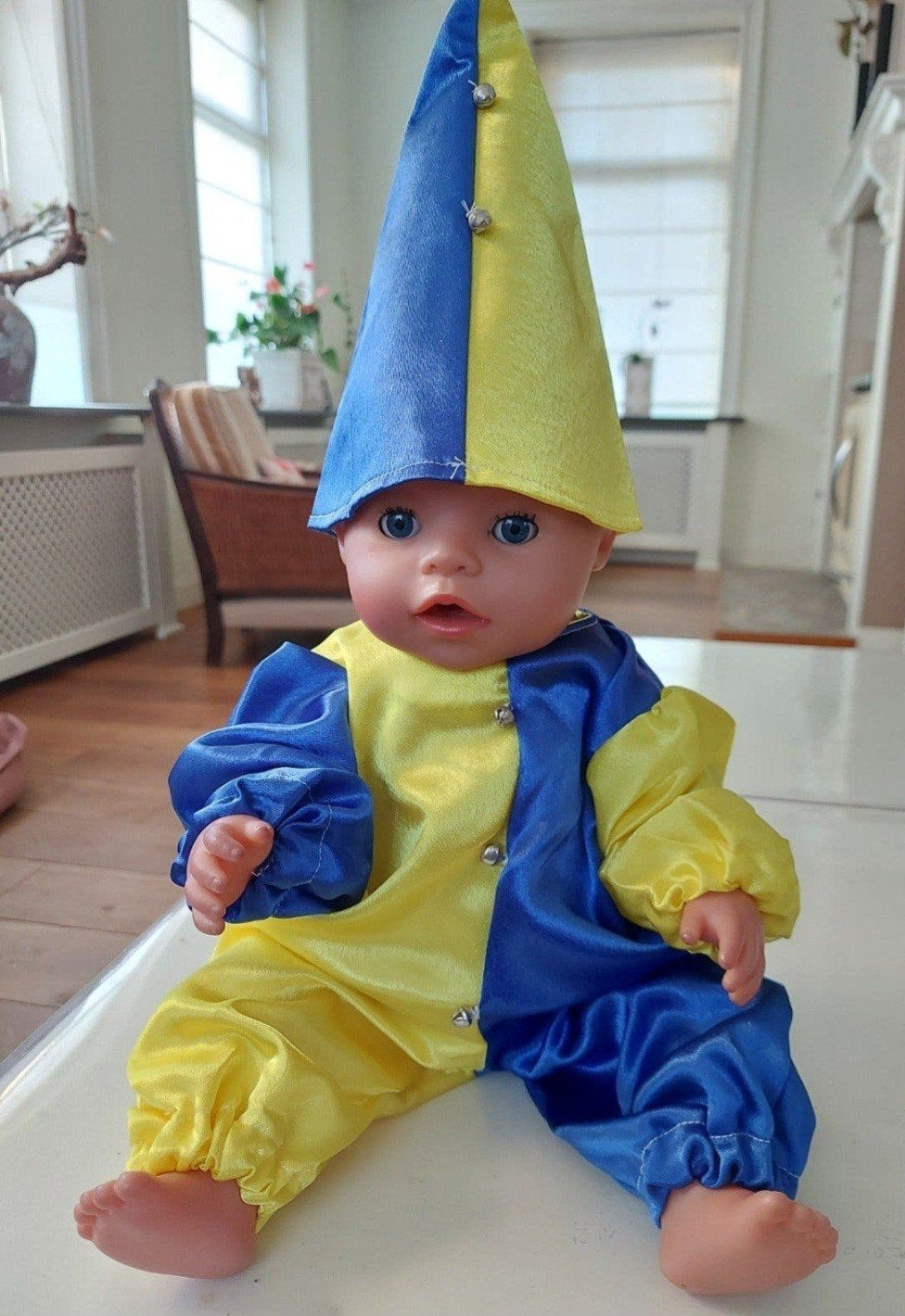 zo leuk clowns pak baby born pop 43cm, Ophalen of Verzenden, Nieuw, Babypop