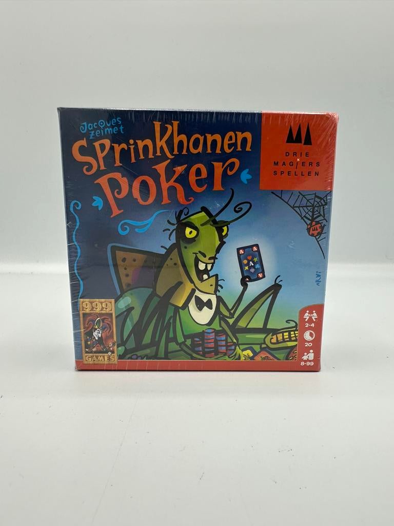 Sprinkhanen Poker Kaartspel - Nieuw in Seal, Drie of vier spelers, Ophalen of Verzenden, Nieuw