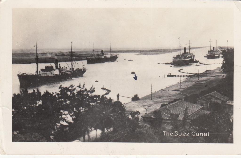 Suez Canal, Verzenden, 1940 tot 1960, Gelopen, Buiten Europa