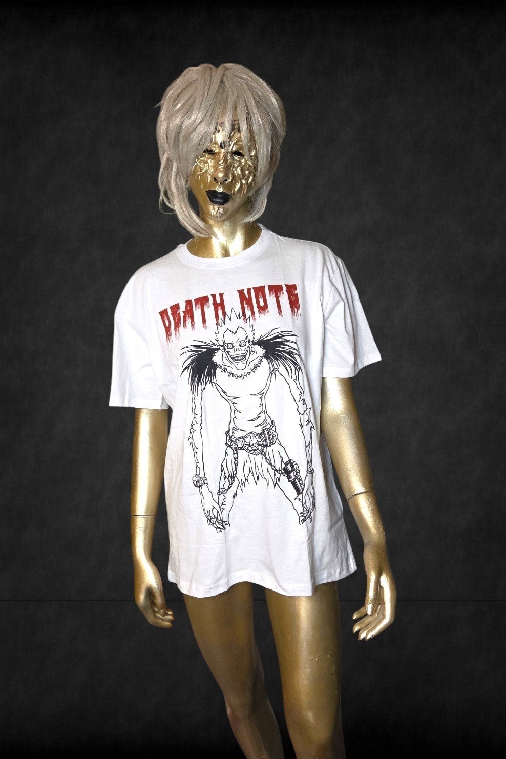 Death Note Ryuk T-shirt - Officieel Gelicenseerd - Maat L, Maat 52/54 (L), Wit, Nieuw, Ophalen of Verzenden