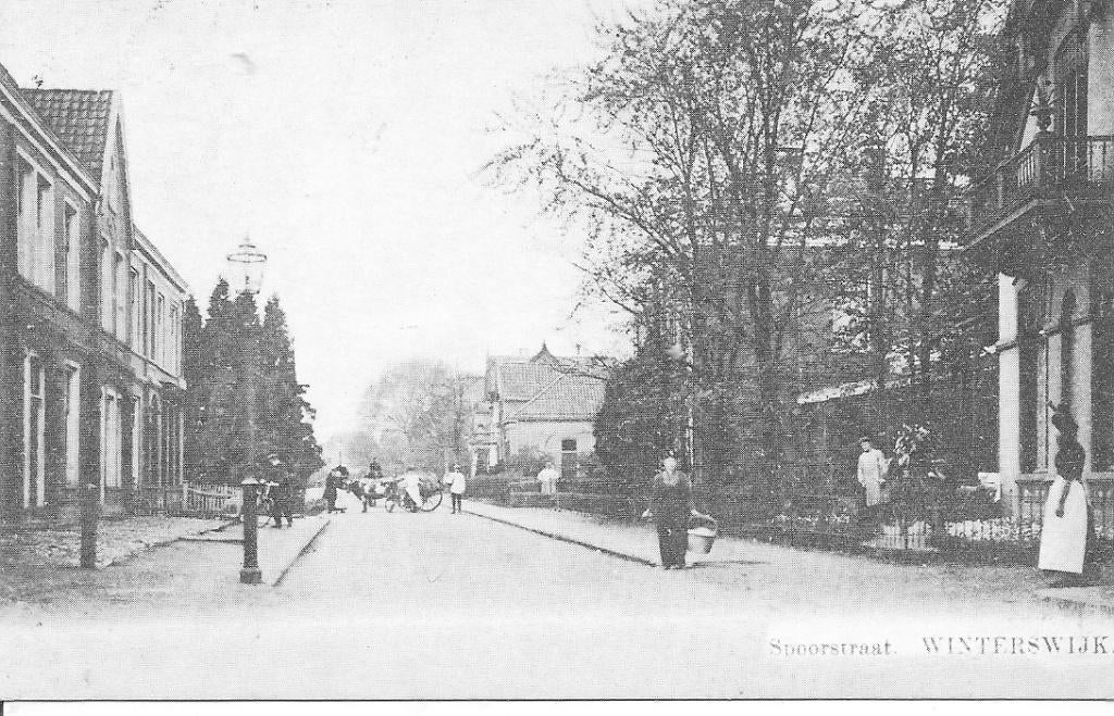 Spoorstraat Winterswijk., Verzamelen, Ansichtkaarten | Nederland, Ophalen of Verzenden, 1960 tot 1980, Ongelopen, Gelderland