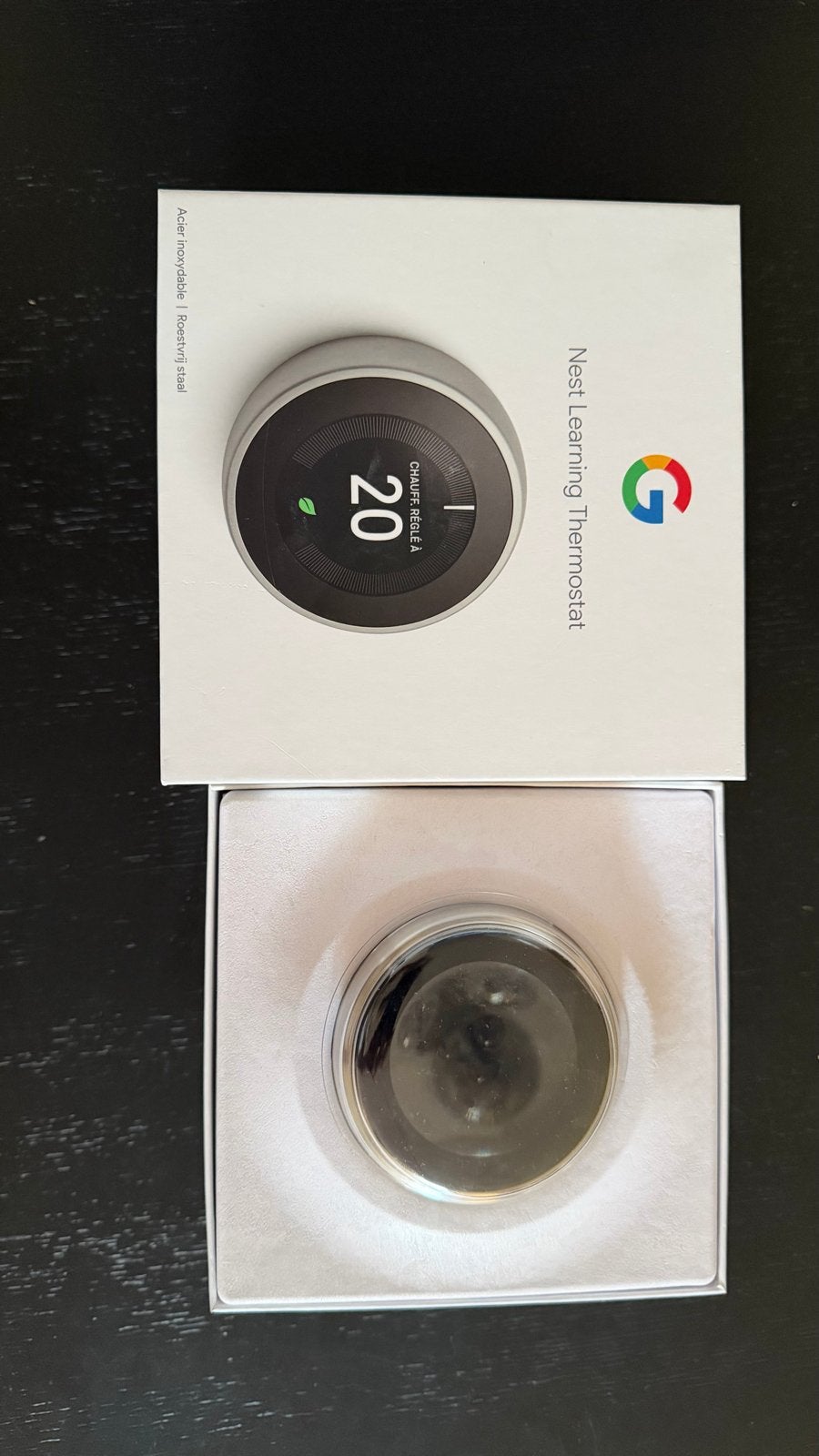 Google Nest Learning Thermostat (3e generatie), Ophalen of Verzenden, Slimme thermostaat, Zo goed als nieuw