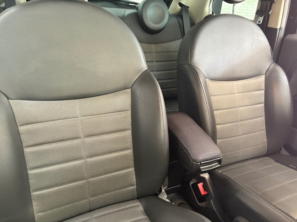 Fiat 500 1.2 Sport Leder Airco LM Elek Pakket USB, Auto's, Fiat, Euro 5, Gebruikt, 4 cilinders, Zwart
