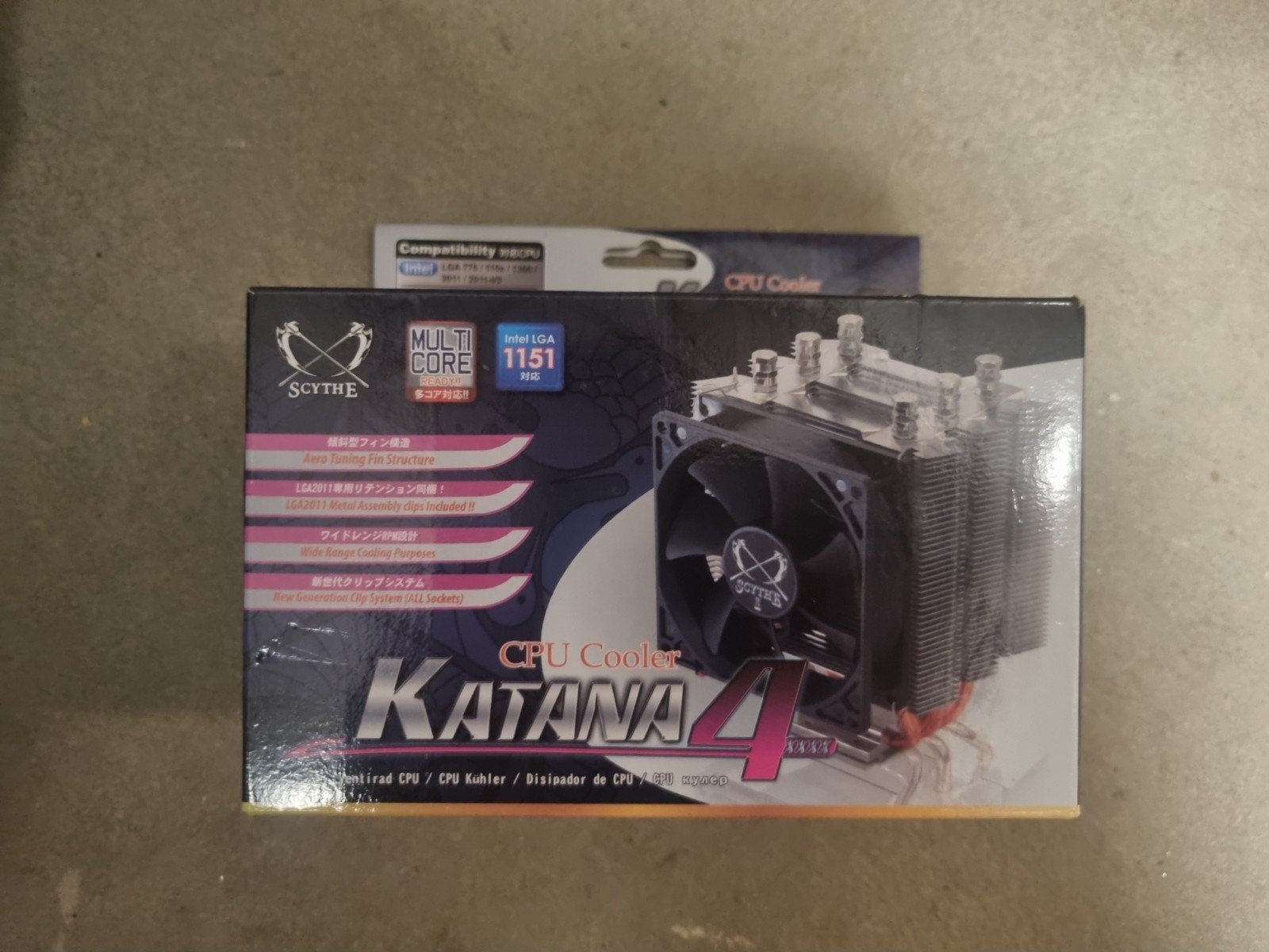 Scythe Katana 4 CPU Koeler - Nieuw in doos, Computers en Software, Ophalen, Zo goed als nieuw, Luchtkoeling