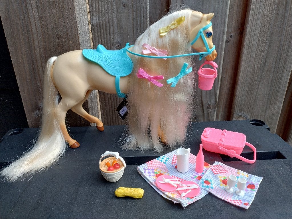 Nibbles Barbie Paard Mattel, Ophalen of Verzenden, Zo goed als nieuw, Pop