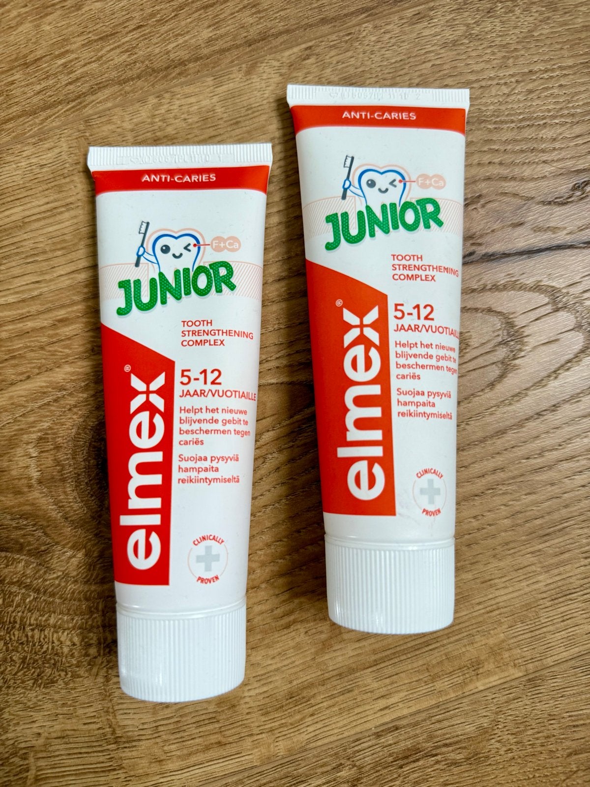 Elmex Junior Tandpasta 5-12 jaar (2x 75ml), Sieraden, Tassen en Uiterlijk, Ophalen, Nieuw, Tandpasta