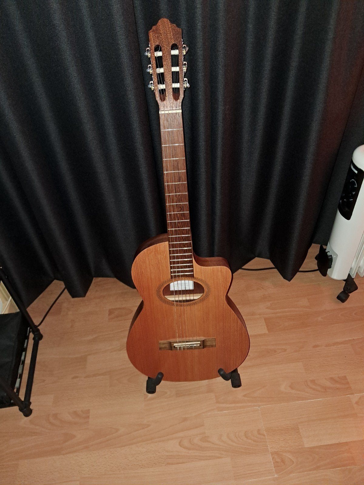 Thomann Gypsy Nylon CE Klassieke Gitaar met Pickup, Ophalen, Gebruikt, Klassieke of Spaanse gitaar, Met (piezo-)element
