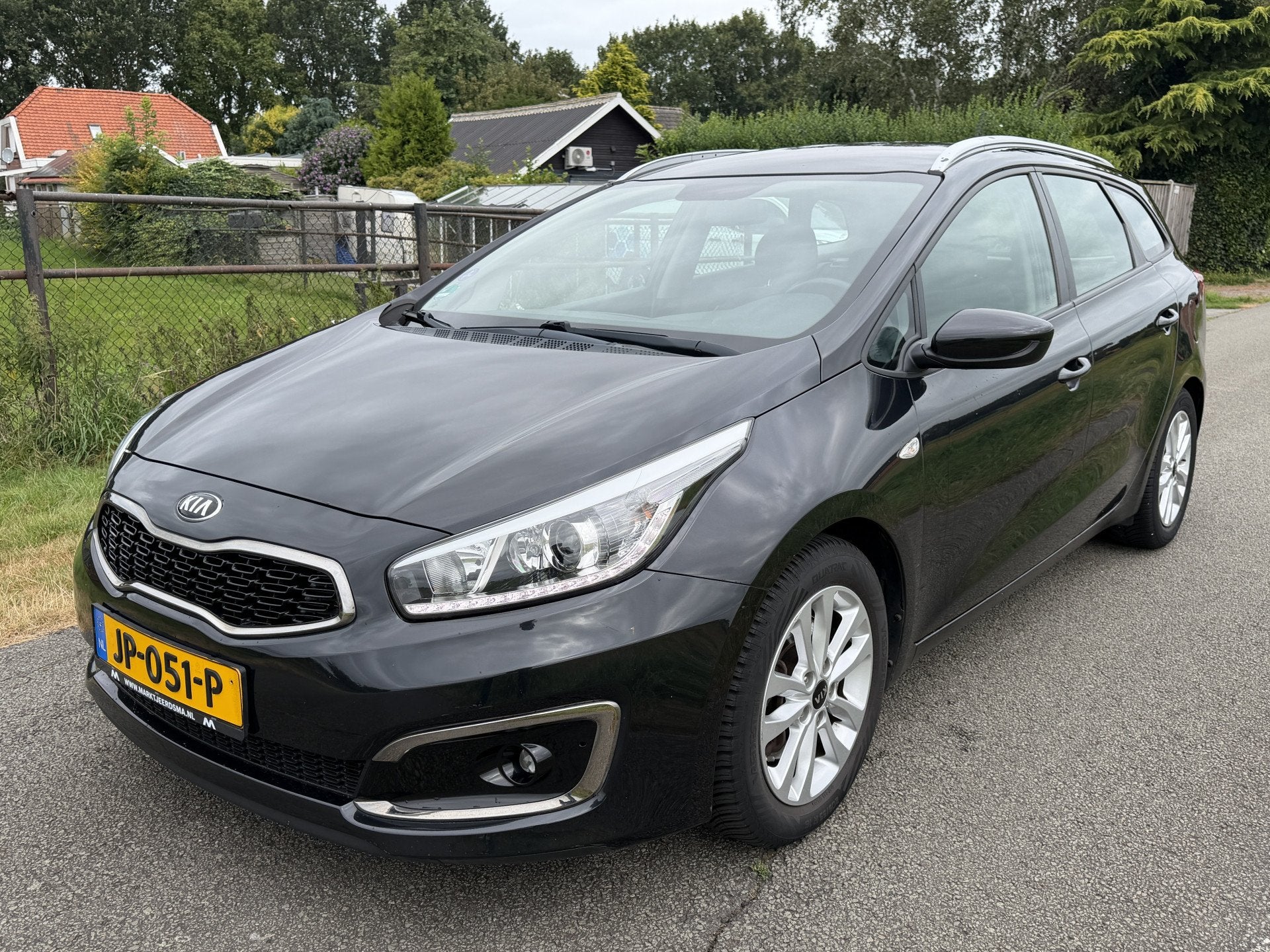 Kia cee'd Sportswagon 1.0 T-GDi First Edition NAVI/ECC/CAMER, Auto's, Voorwielaandrijving, Stof, Gebruikt, Zwart