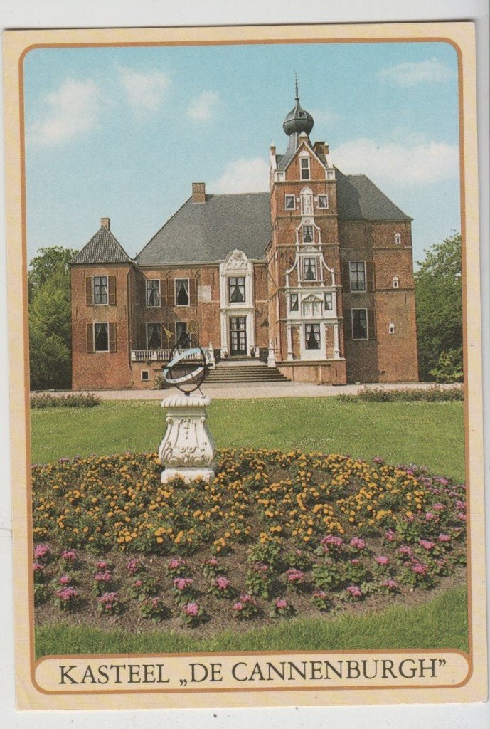 Vaassen Gld. Kasteel De Cannenburgh Zonnewijzer 1985 Gelopen, Verzenden, 1980 tot heden, Gelopen, Gelderland